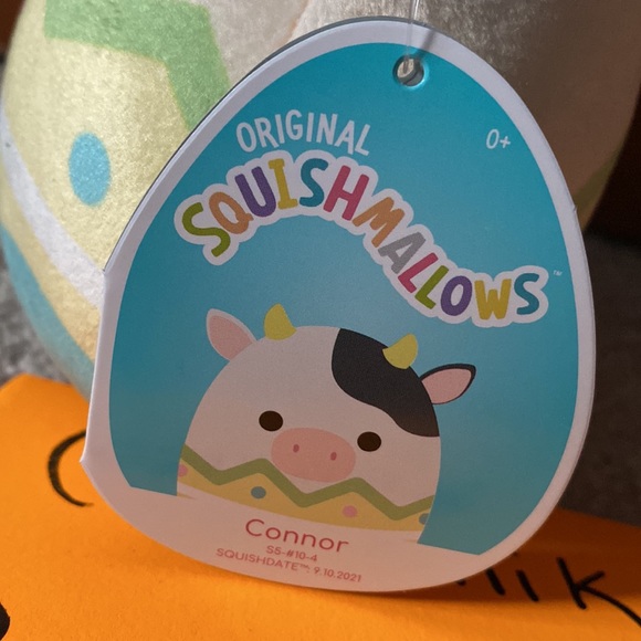 Squishmallow Connor the Cow Easter 5” - Picture 3 of 3